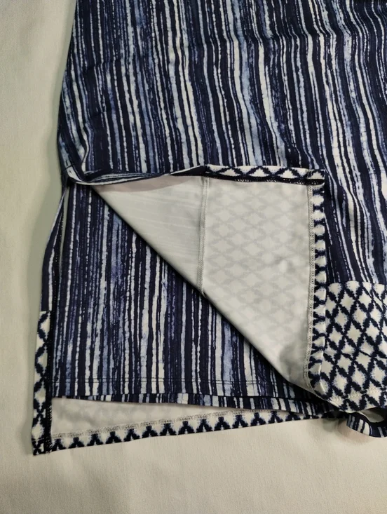 Tommy Bahama Women's Sanibelle Blues Split-neck Romper In Mare Navy Size (M) - Picture 8 of 10